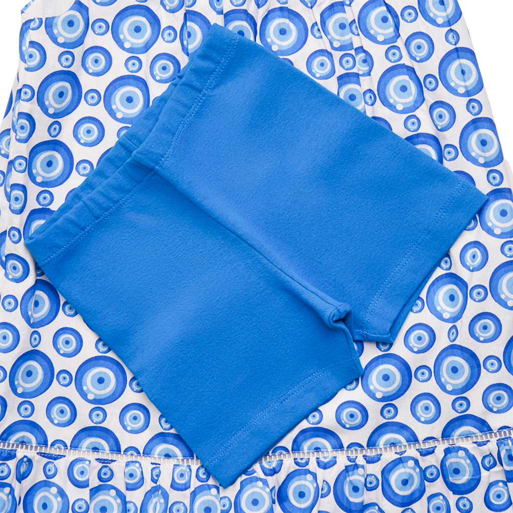 VESTIDO HELENA OLHO GREGO AZUL