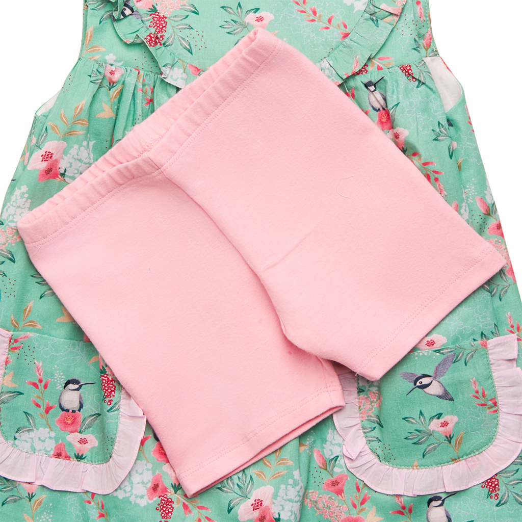 VESTIDO ISABELA PÁSSAROS VERDE
