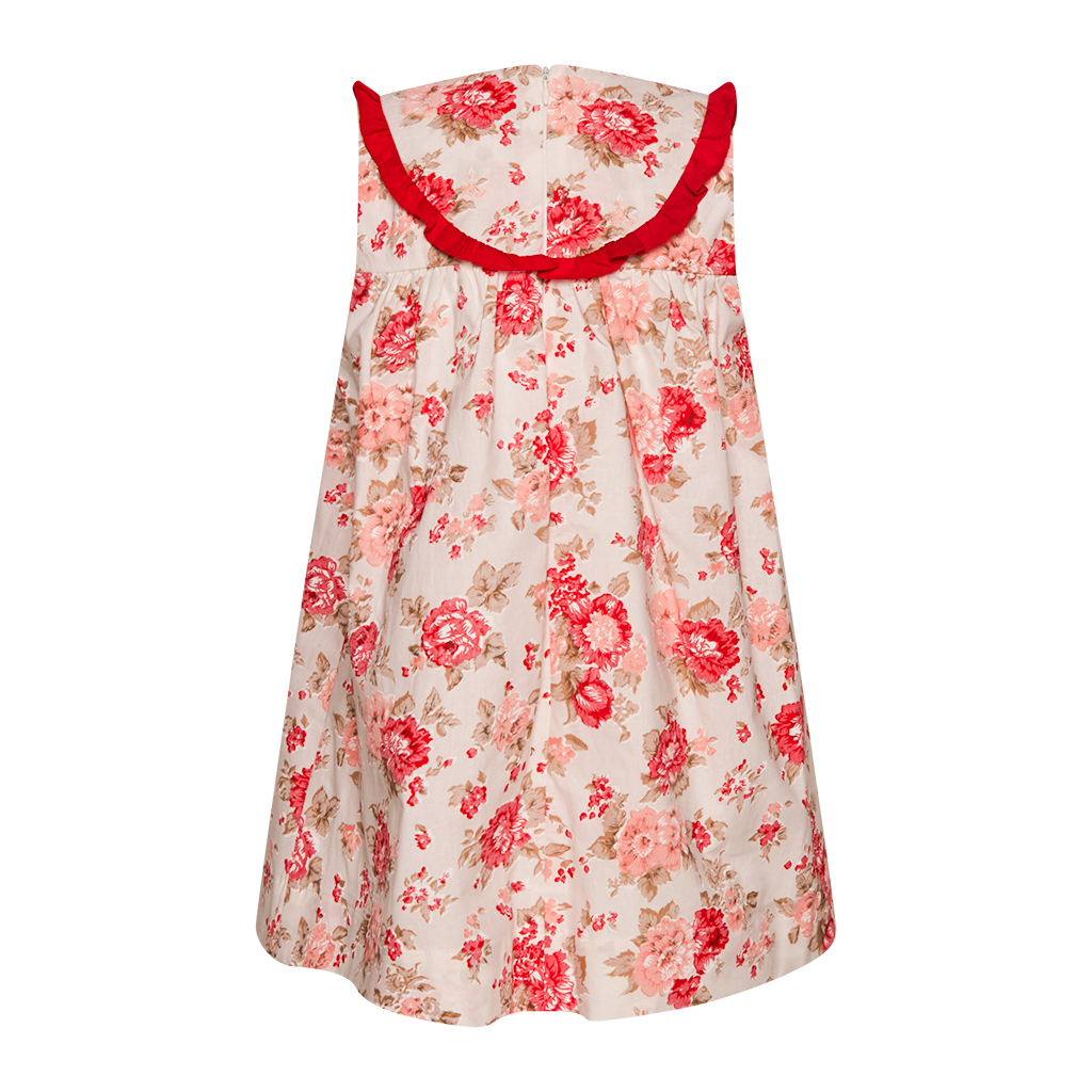 VESTIDO ISABELA FLOR VERMELHO