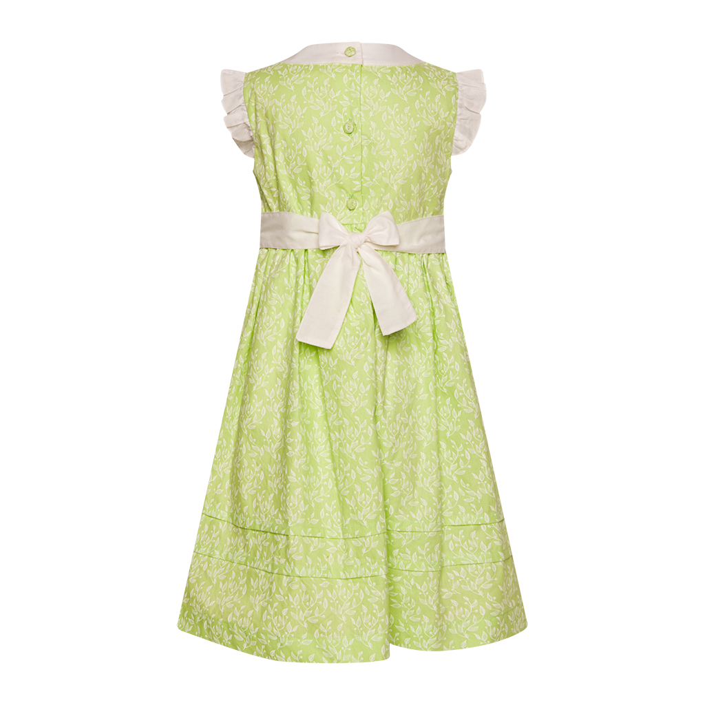 VESTIDO MAIA FOLHAS LIME