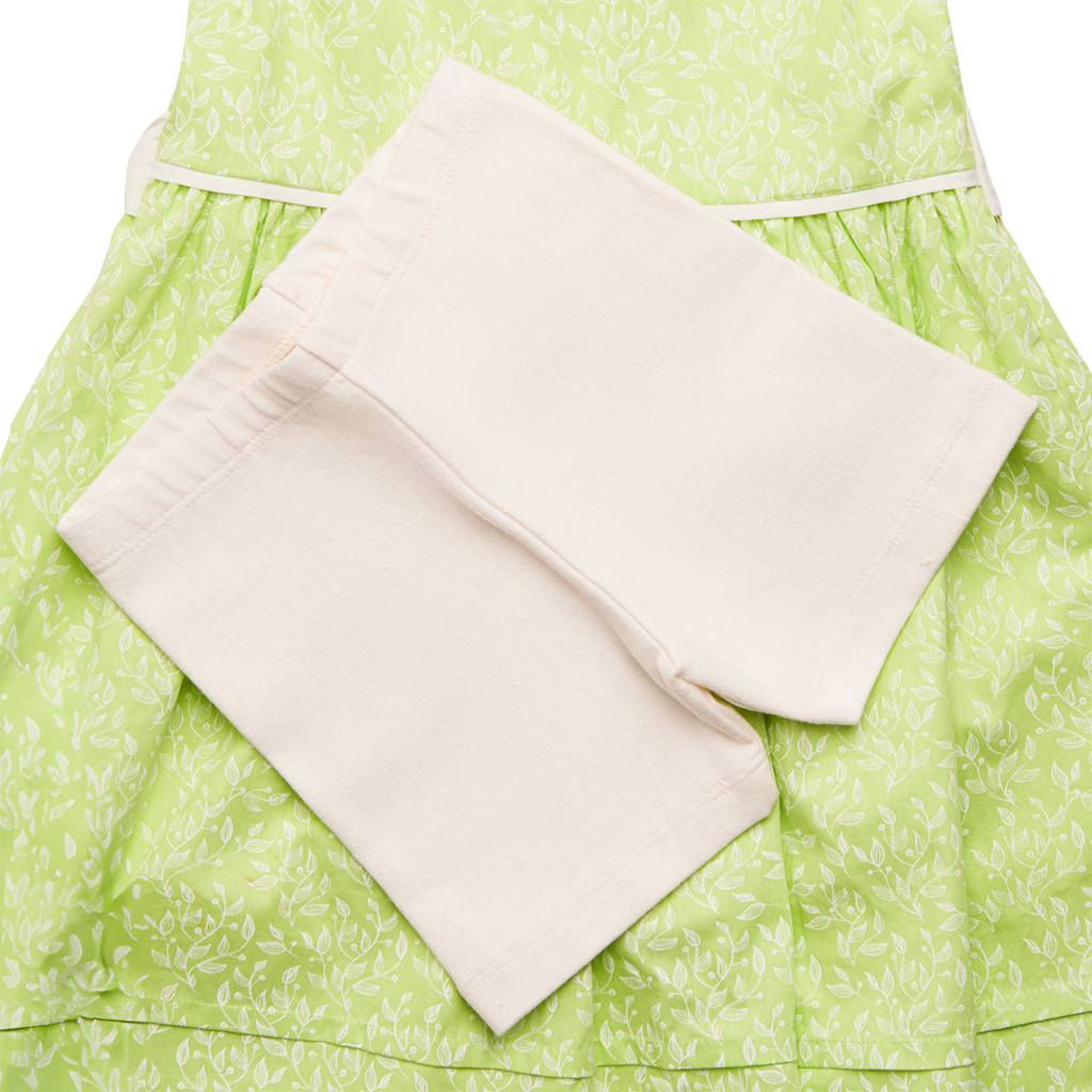 VESTIDO MAIA FOLHAS LIME