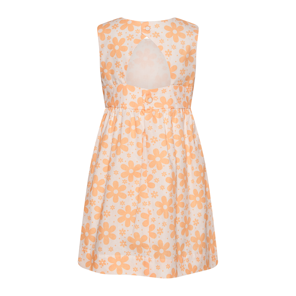 VESTIDO MARTINA FLOR LARANJA