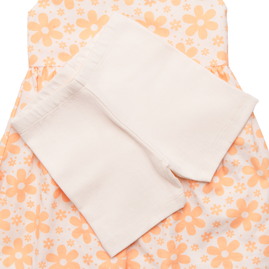VESTIDO MARTINA FLOR LARANJA
