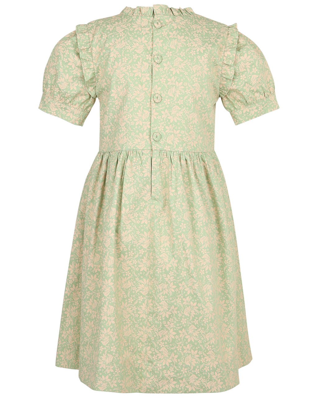VESTIDO ALANA FLOR VERDE