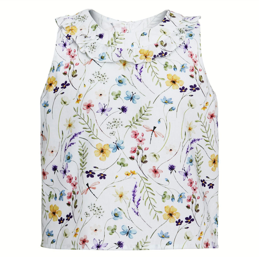 BLUSA REGATA JADE JARDIM ROXO