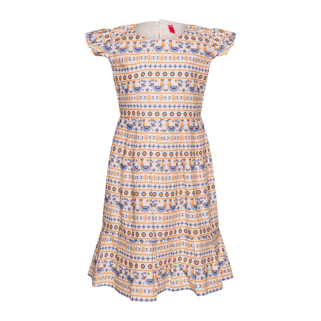 VESTIDO BETINA GALINHA AZUL