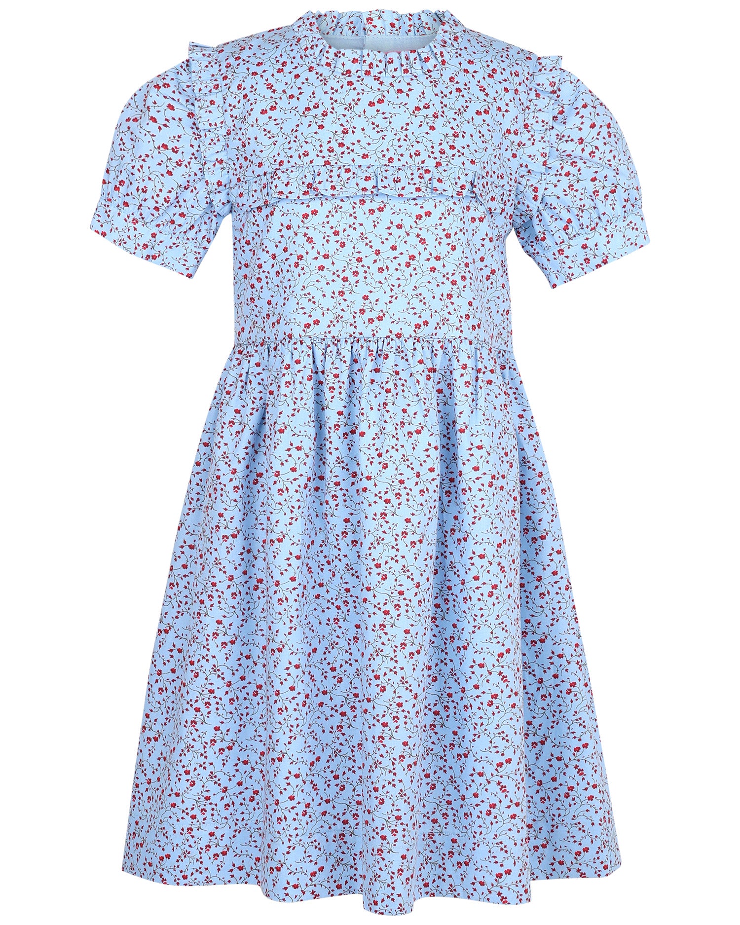 VESTIDO ALANA FLOR AZUL