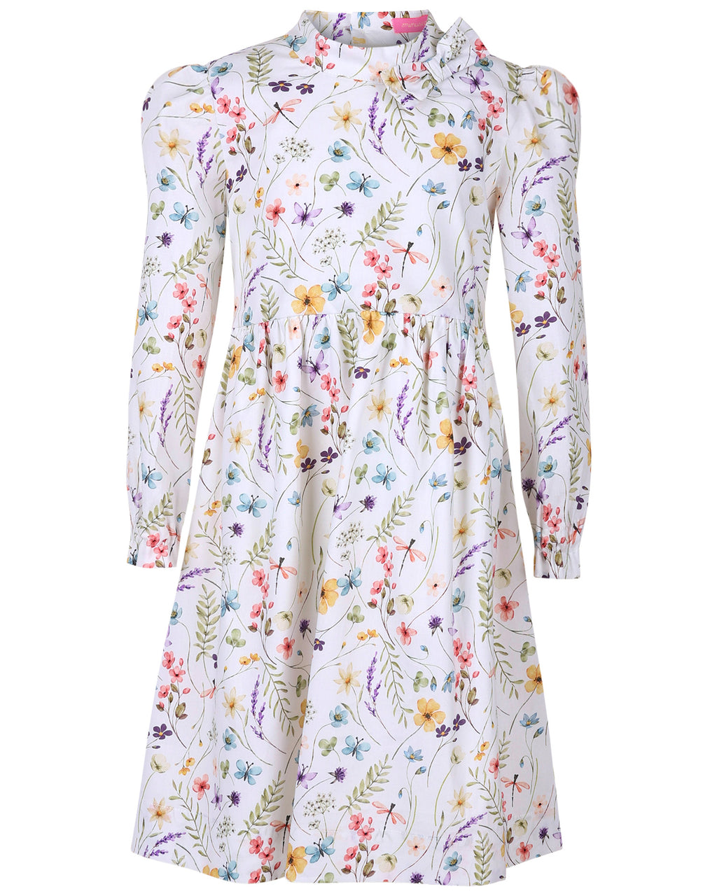 VESTIDO SIENNA FLORIDO OFF WHITE