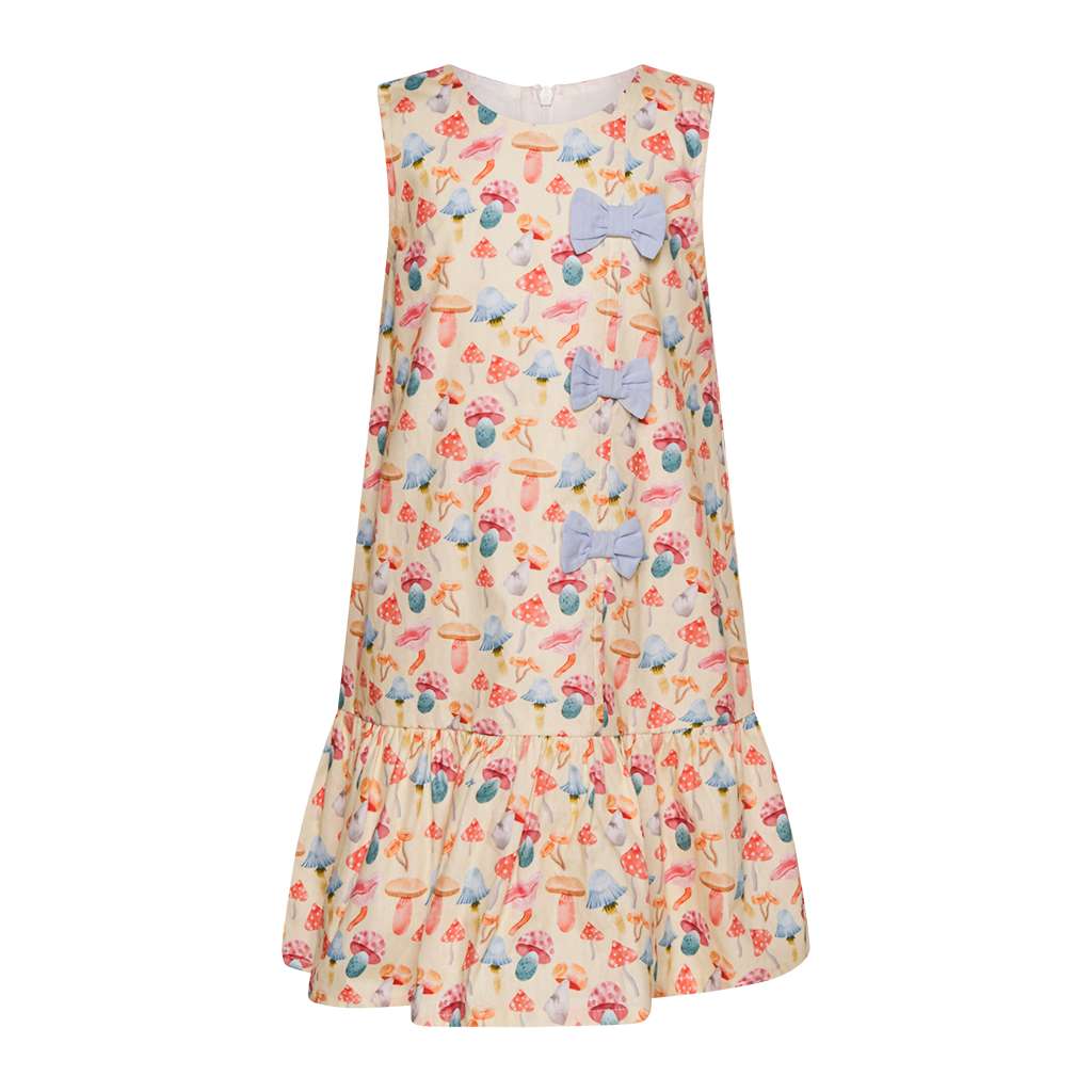 VESTIDO ELISA COGUMELO AMARELO