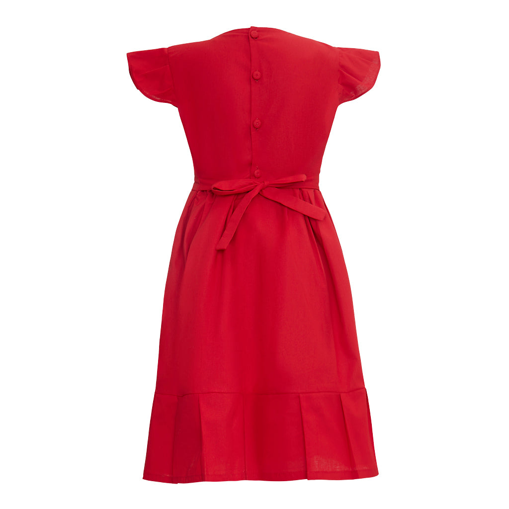 VESTIDO BETINA BORDADO VERMELHO