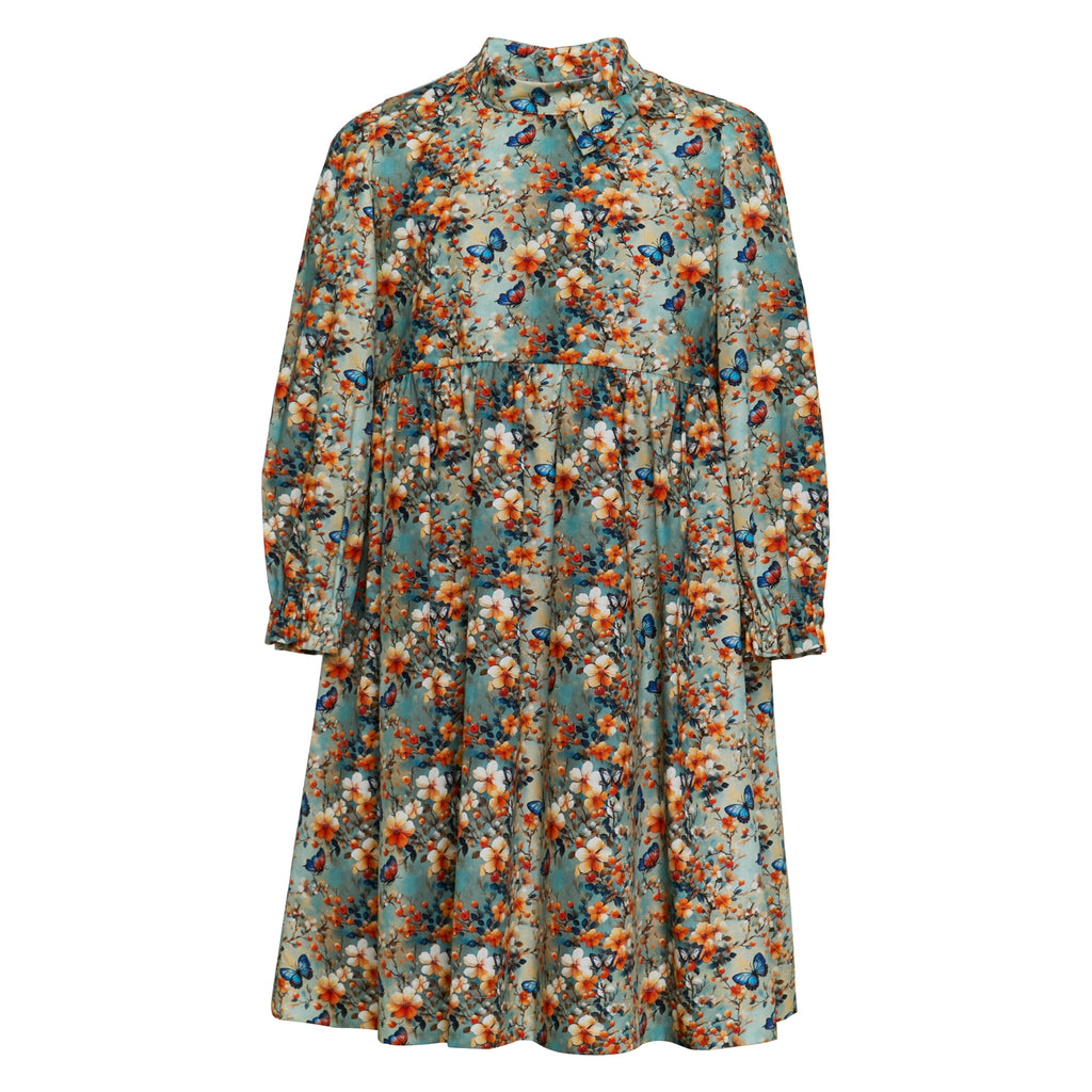 VESTIDO SIENNA BORBOLETA LARANJA