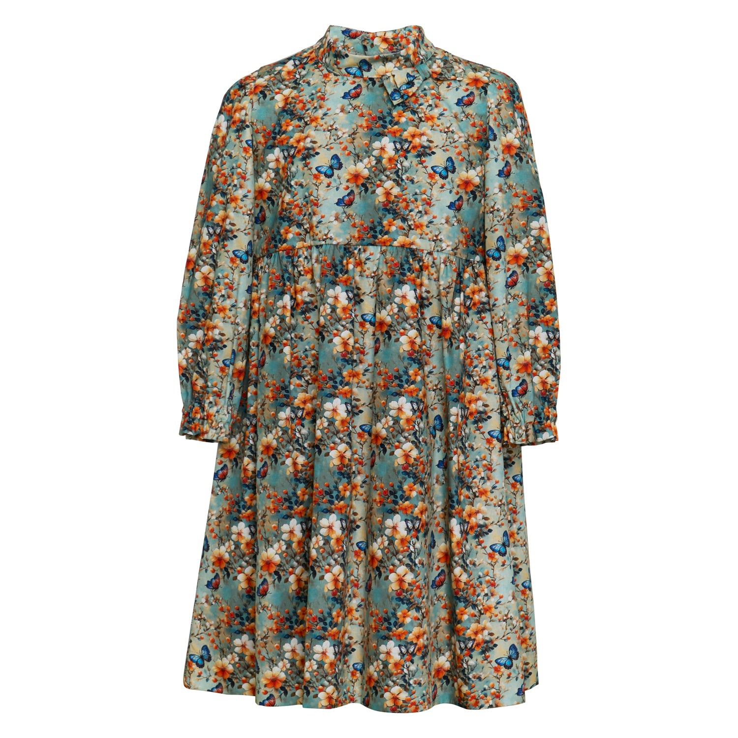 VESTIDO SIENNA BORBOLETA LARANJA